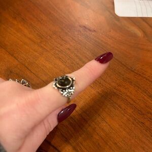 Elegant Silver Women's Mood Ring